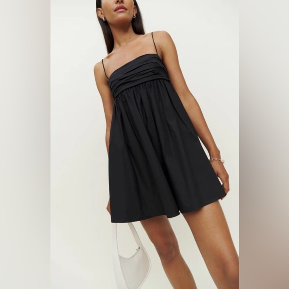 Reformation Catarina Dress Size 0 Black